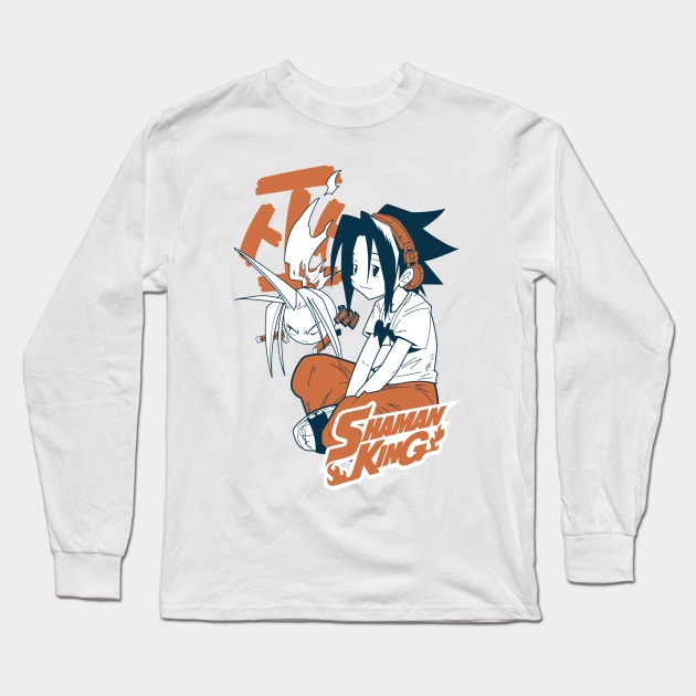 Shaman king anime Long Sleeve T-Shirt by paisdelasmaquinas